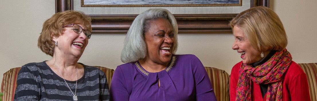 Senior Ladies Laughing - Independent Living in Roswell, GA