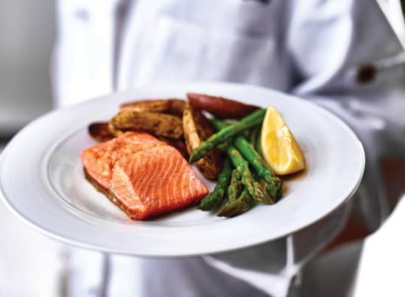 Sanford Estates salmon dish