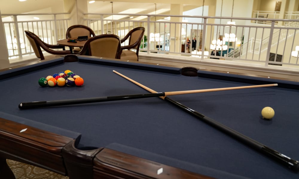 Shoot some pool at Sanford Estates