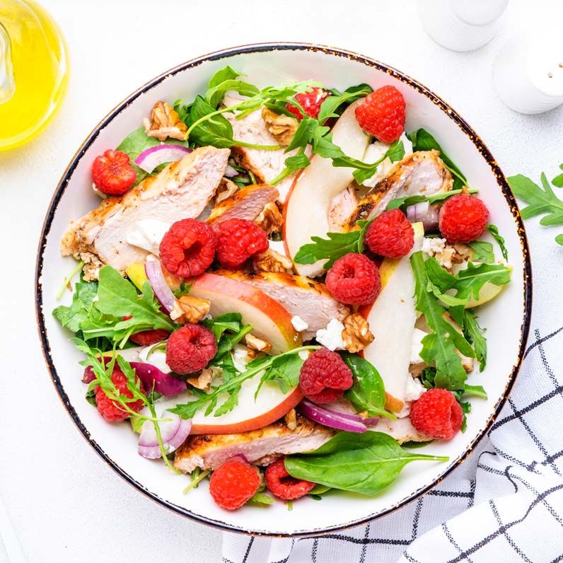 Sanford Estates chicken salad with fruit
