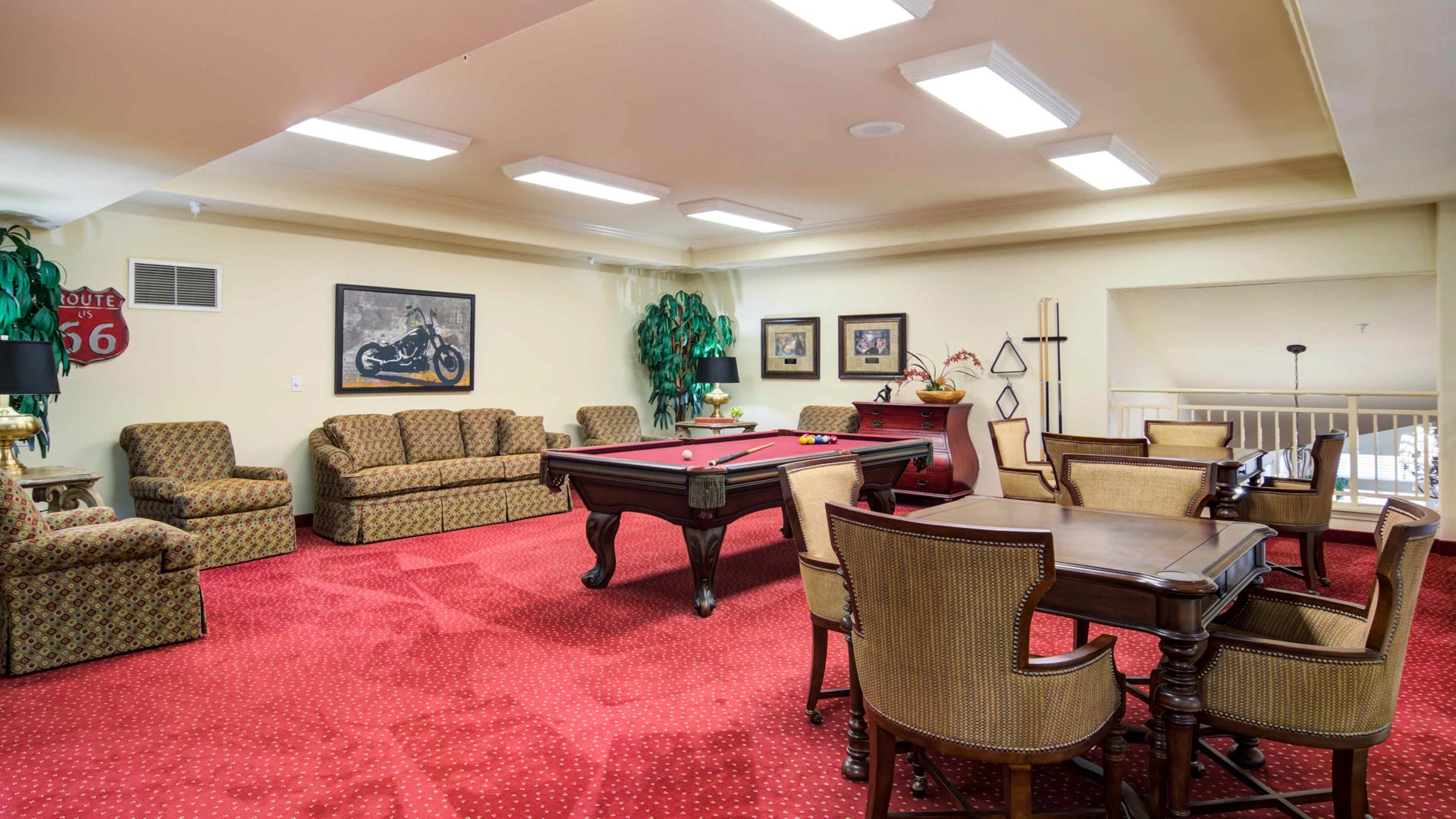 Sanford Estates game room