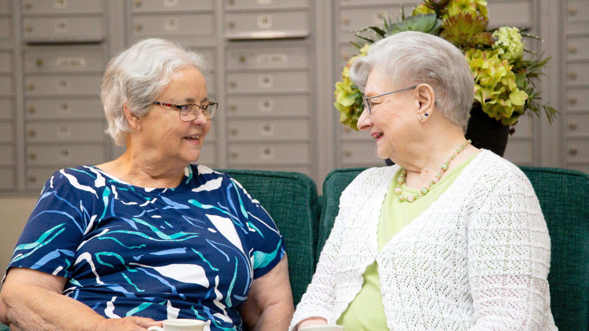 Sanford Estates residents talking