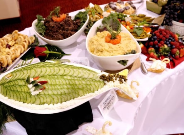 Sanford Estates culinary services table spread